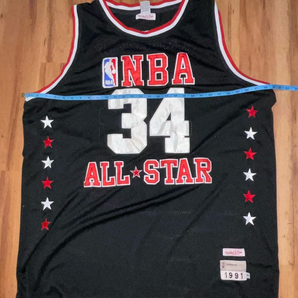 CHARLES BARKLEY 1991 ALL STAR MITCHELL & NESS JERSEY Sz 60 4XL Hardwood Classic